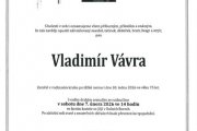 Zemřel pan Vladimír Vávra