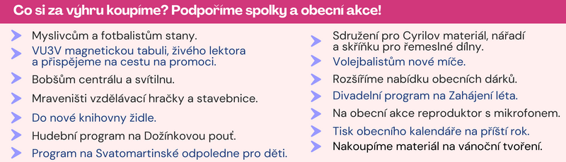 OPRS vyhra zpravodaj co si koupime