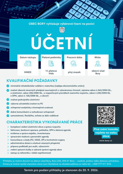 inzerat ucetni
