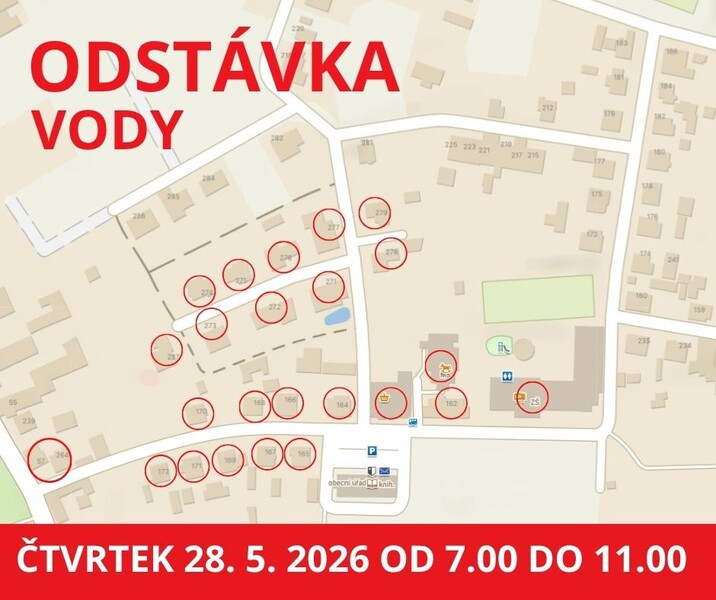 odst&aacute;vka vody