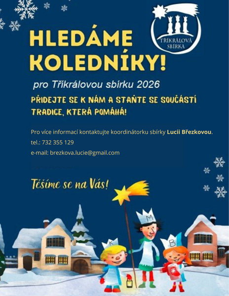 tříkrálová sbírka 2026